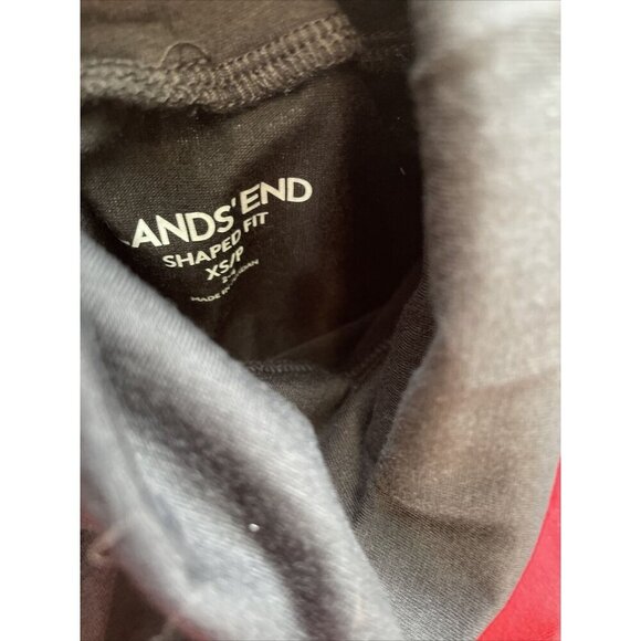 Lot of 3 Lands End Turtlenecks Scoop Neck Tops Red Green Black XS/P - Picture 4 of 4